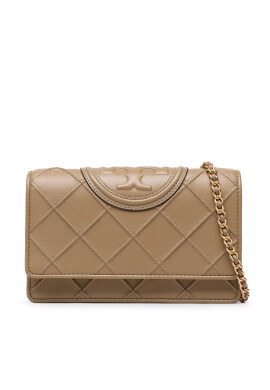 Tory Burch Дамска чанта Fleming Soft Chain Wallet 138853 Pebblestone - Mera.bg