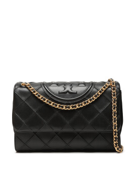 Tory Burch Дамска чанта Fleming Soft Convertible Shoulder Bag 137301 Черен - Mera.bg