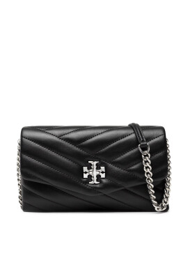 Tory Burch Дамска чанта Kira Chevron Chain 90343 Черен - Mera.bg