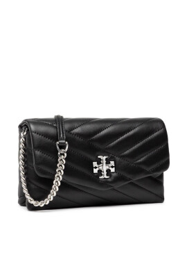 Tory Burch Дамска чанта Kira Chevron Chain 90343 Черен - Mera.bg