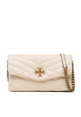 Tory Burch Дамска чанта Kira Chevron Chain 90343 New Cream 122 - Mera.bg