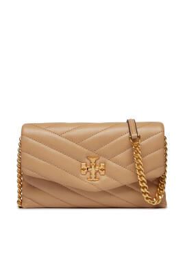 Tory Burch Дамска чанта Kira Chevron Chain Wallet 90343 Бежов - Mera.bg