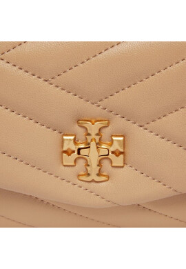 Tory Burch Дамска чанта Kira Chevron Chain Wallet 90343 Бежов - Mera.bg