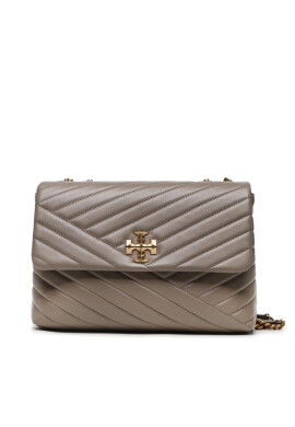 Tory Burch Дамска чанта Kira Chevron Convertible Shoulder Bag 90446 Сив - Mera.bg