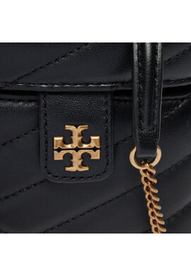 Tory Burch Дамска чанта Kira Chevron Mini Vanity Case 146843 Черен - Mera.bg