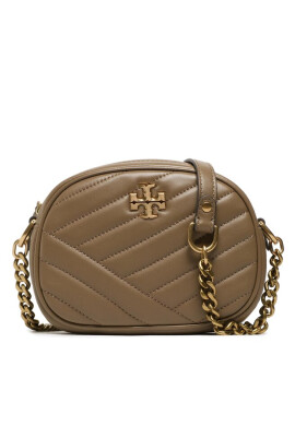 Tory Burch Дамска чанта Kira Chevron Small 90450 Sandpiper 250 - Mera.bg