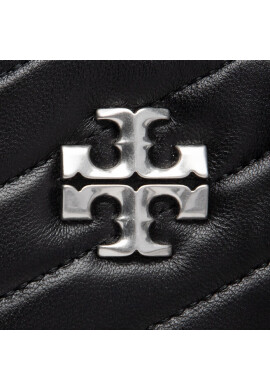 Tory Burch Дамска чанта Kira Chevron Small Camera Bag 90450 Black/Rolled Nickiel 002 - Mera.bg