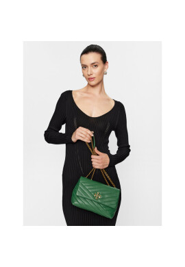 Tory Burch Дамска чанта Kira Chevron Small Convertible Shoulder Bag 90452 Basil 301 - Mera.bg