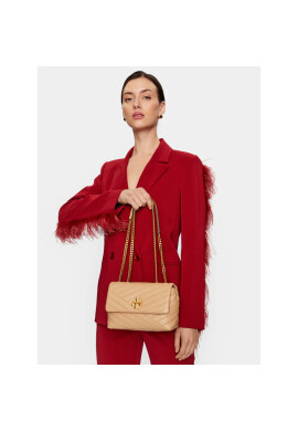 Tory Burch Дамска чанта Kira Chevron Small Convertible Shoulder Bag 90452 Desert Dune 251 - Mera.bg