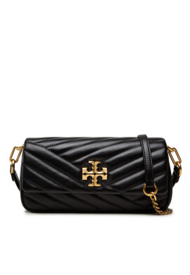 Tory Burch Дамска чанта Kira Chevron Small Flap Shoulder Bag 90456 Black 001 - Mera.bg
