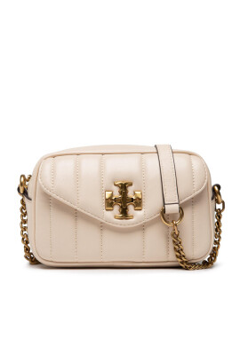 Tory Burch Дамска чанта Kira Mini Camera Bag 88095 Brie/Rolled Gold 136 - Mera.bg