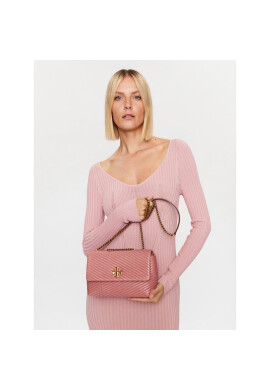 Tory Burch Дамска чанта Kira Moto Quilt Small Convertible Shoulder Bag 156181 Розов - Mera.bg