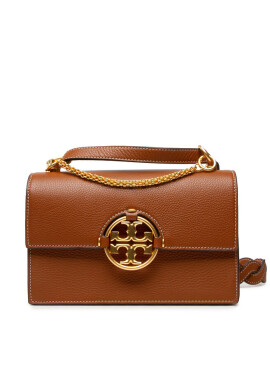 Tory Burch Дамска чанта Miller Small Flap 88208 Кафяв - Mera.bg