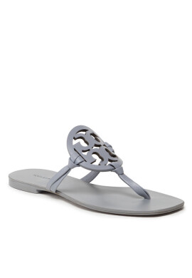 Tory Burch Джапанки Miller Square Toe 54600 Cloud Blue 023 - Mera.bg