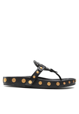 Tory Burch Джапанки Miller Cloud Coin 83764 Perfect Black 006 - Mera.bg