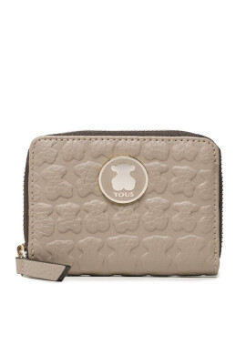 TOUS Малък дамски портфейл Monedero M. Sherton 2001145147 Taupe - Mera.bg