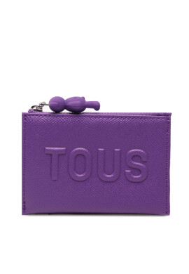 TOUS Малък дамски портфейл Monedero Tarjetero 2001844429 Purple - Mera.bg