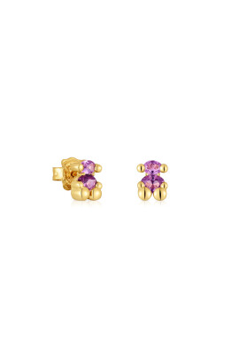 TOUS Обици Bold Bear Lab 1004255300 Златист - Mera.bg