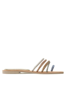 TWINSET Джапанки 231LMPZHH Multicolor Gold - Mera.bg
