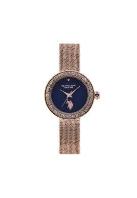 U.S. Polo Assn. Часовник Astrid USP8216BL Розово злато - Mera.bg