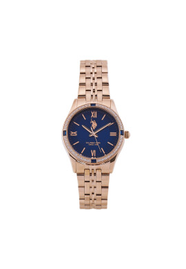 U.S. Polo Assn. Часовник Giselle USP8322BL Позлатено с розово злато - Mera.bg