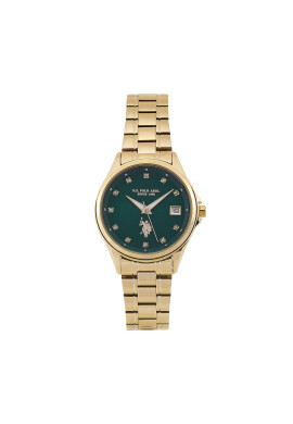 U.S. Polo Assn. Часовник Louise USP8342GR Златист - Mera.bg