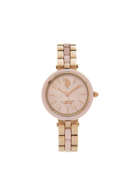 U.S. Polo Assn. Часовник USP8359PK Златист - Mera.bg