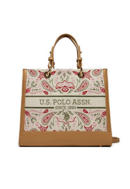 U.S. Polo Assn. Дамска чанта BEUQY6441WC2N61 Natural Multi - Mera.bg