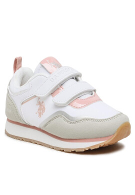 U.S. Polo Assn. Сникърси Nobik NOBIK009 WHI-PIN01 - Mera.bg