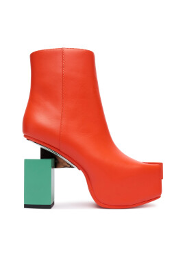 United Nude Боти Cubist Bootie 1094383616 Оранжев - Mera.bg