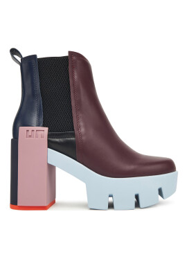 United Nude Боти Grip Chelsea Mid IV 1095992516 Бордо - Mera.bg