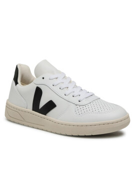 Veja Сникърси V-10 Leather VX020005A Extra White Black - Mera.bg