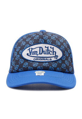 Von Dutch Шапка с козирка Tampa 7030169 Black Aop/Blue - Mera.bg