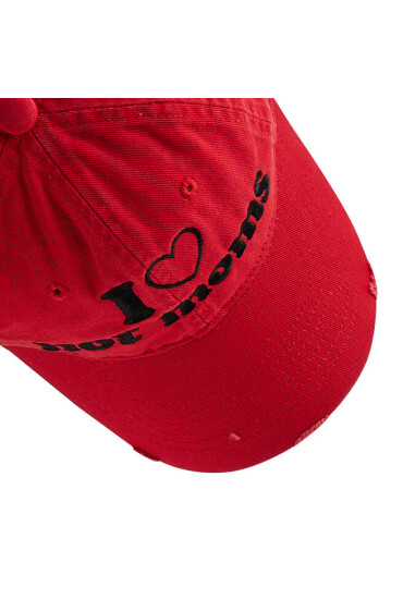2005 Шапка с козирка Hot Moms Hat RED - Mera.bg