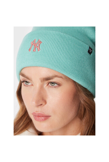 47 Brand Шапка Mlb New York Yankees Base Runner '47 Cuff Knit B-BRNCK17ACE-TFA Tiffany Blue - Mera.bg