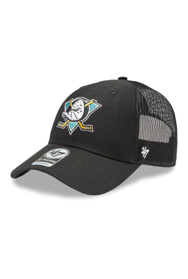 47 Brand Шапка с козирка NHL Anaheim Ducks '47 TRUCKER H-TRUKR25CTP-BKA Black - Mera.bg