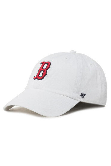 47 Brand Шапка с козирка Mlb Boston Red Sox B-RGW02GWS-WH Бял - Mera.bg
