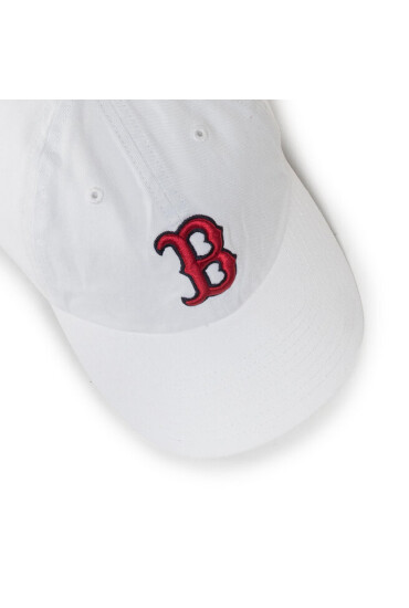 47 Brand Шапка с козирка Mlb Boston Red Sox B-RGW02GWS-WH Бял - Mera.bg