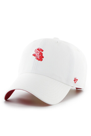 47 Brand Шапка с козирка MLB Chicago B-CHPCU06GWS Бял - Mera.bg