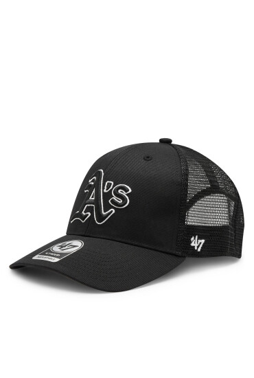 47 Brand Шапка с козирка Mlb Oakland Athletics Branson BRANS18CTP Черен - Mera.bg