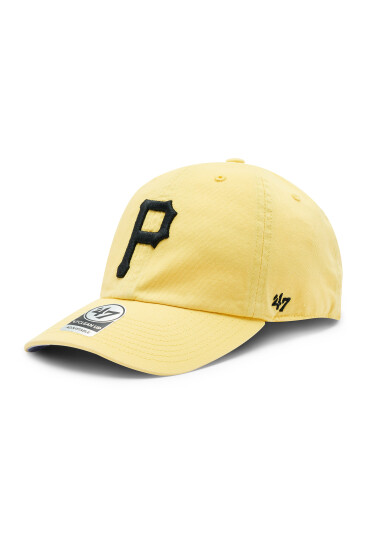 47 Brand Шапка с козирка MLB Pittsburgh Pirates Double Under '47 CLEAN UP BAS-DBLUN920GWS-MZ06 Жълт - Mera.bg