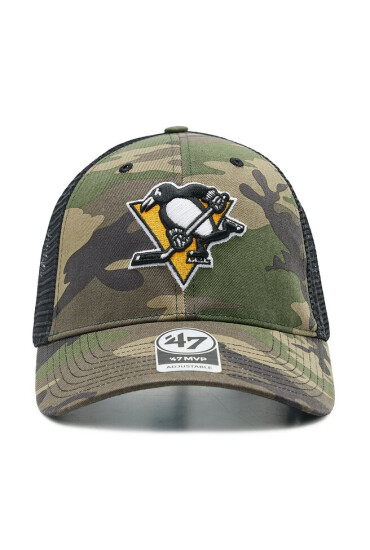 47 Brand Шапка с козирка NHL Pittsburgh Penguins Trucker H-CBRAN15GWP-CM Зелен - Mera.bg
