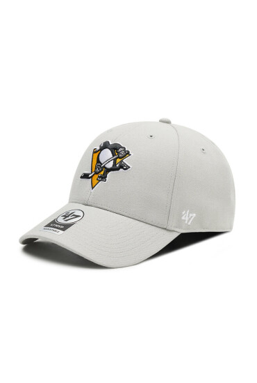 47 Brand Шапка с козирка Pittsburgh Penguins H-MVP15WBV-GY Gray - Mera.bg