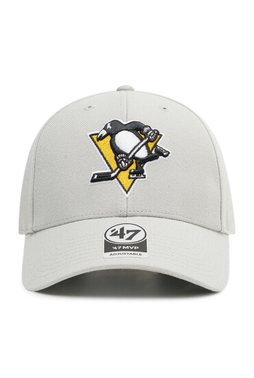 47 Brand Шапка с козирка Pittsburgh Penguins H-MVP15WBV-GY Gray - Mera.bg