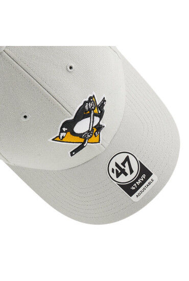 47 Brand Шапка с козирка Pittsburgh Penguins H-MVP15WBV-GY Gray - Mera.bg