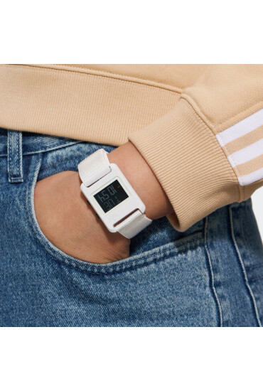 adidas Часовник Originals Retro Pop Digital Watch AOST23064 Бял - Mera.bg