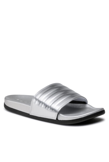 adidas Чехли adilette Comfort FW7683 Silver Metallic/Silver Metallic/Core Black - Mera.bg