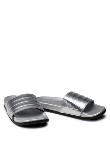 adidas Чехли adilette Comfort FW7683 Silver Metallic/Silver Metallic/Core Black - Mera.bg