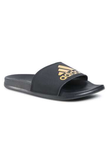 adidas Чехли adilette Comfort EG1850 Core Black/Gold Metallic/Core Black - Mera.bg
