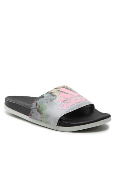 adidas Чехли adilette Comfort GY9659 Grey One / Bliss Pink / Core Black - Mera.bg